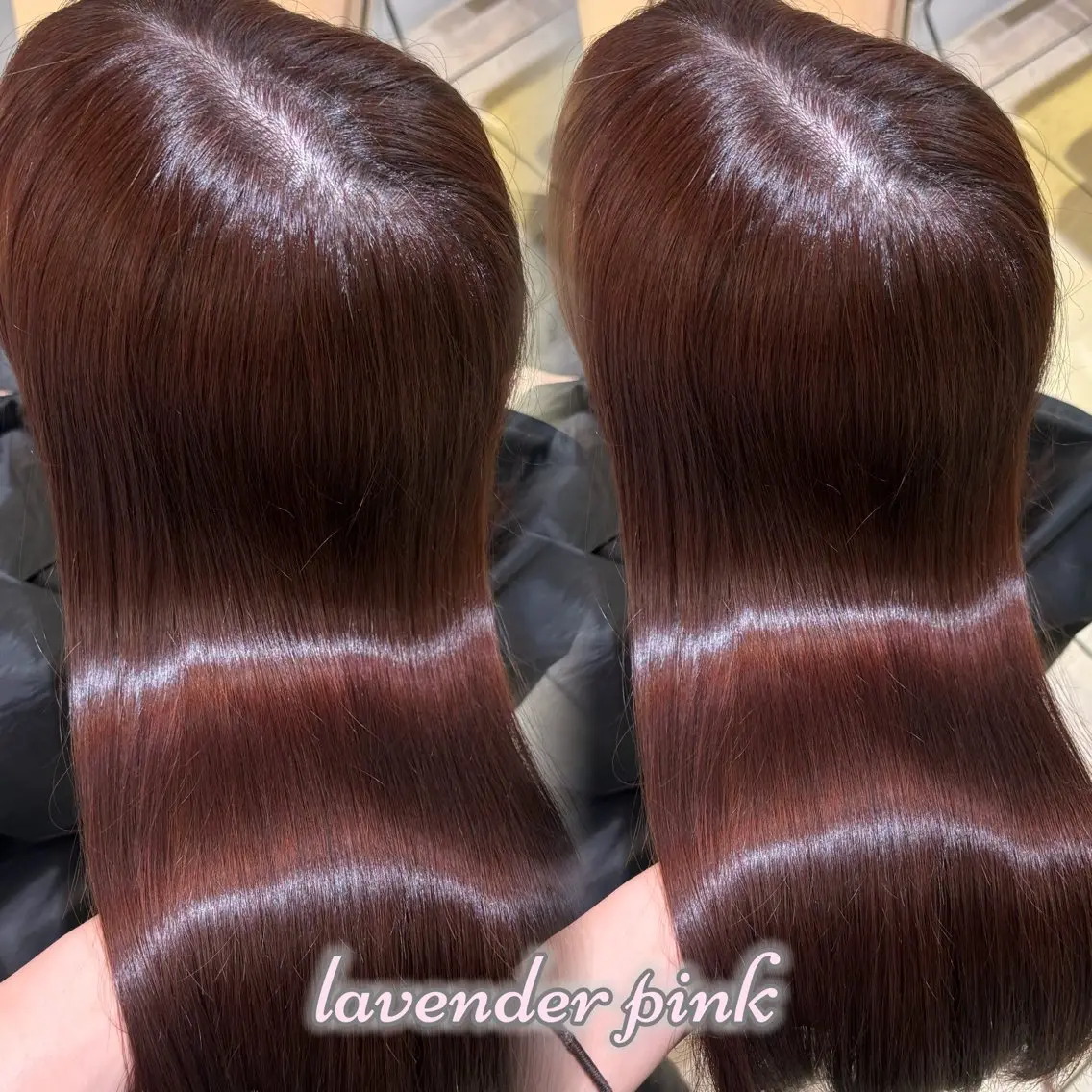 ロング カラー ラベンダーカラー ラベンダーピンク ピンクカラー カット ヘアカラー トリートメント 新宿/艶カラー 🎀韓国ヘアKANAのヘアスタイル