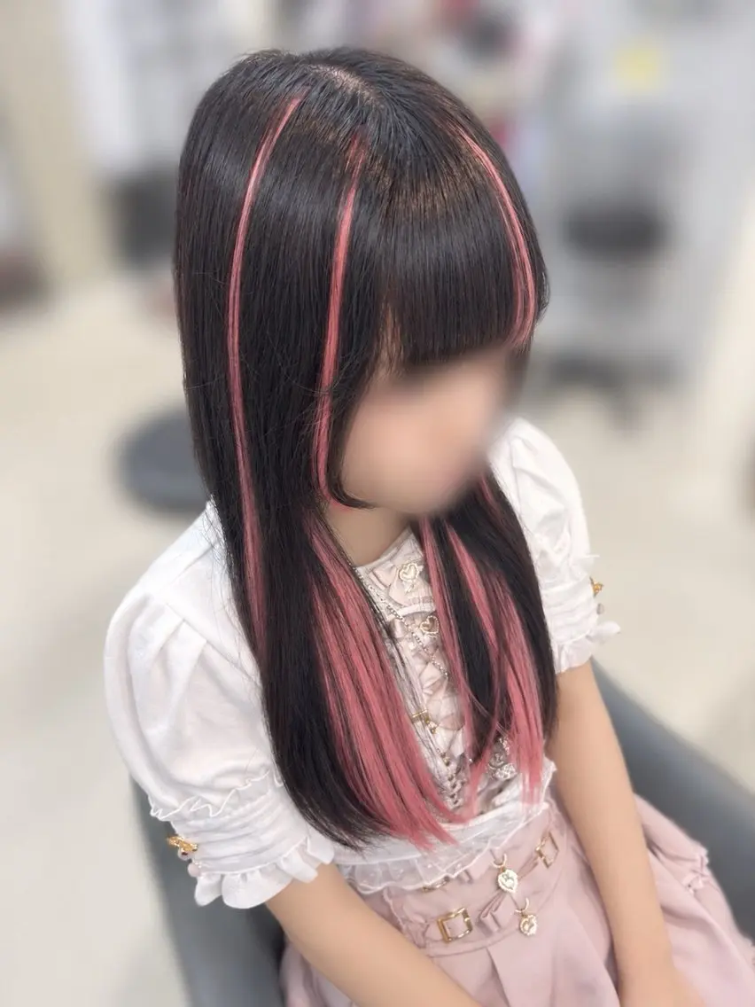 セミロング エクステ エクステ エクステ専門店AIM ★めあのヘアスタイル