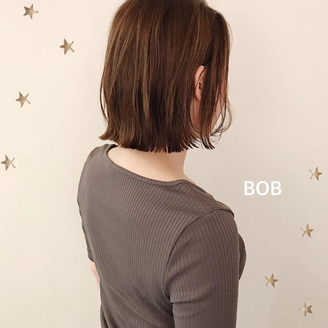 ミディアム カラー カット ヘアカラー 市川 千夏のヘアスタイル