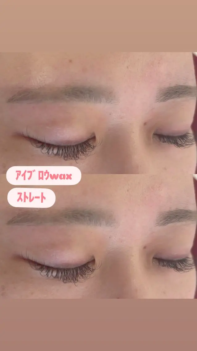 🎀アイブロウwaxスタイリング(ｽﾄﾚｰﾄ,ｽﾄﾚｰﾄｱｰﾁ,ｱｰﾁ)選択可⭐︎黄金比で眉毛を綺麗に🪽の写真
