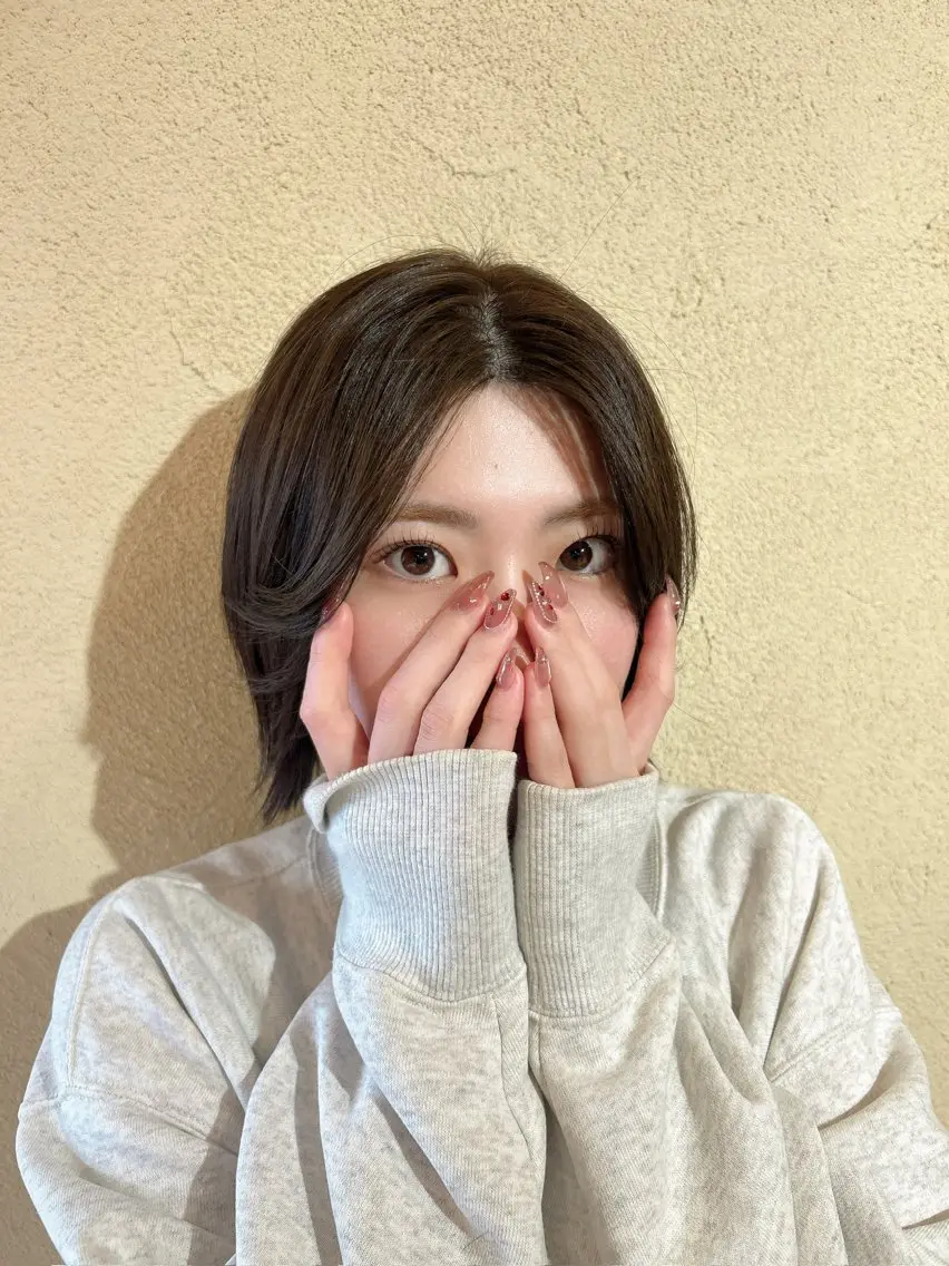 🌵5月平日限定🌵【プチイメチェン】顔回りカット＋フルカラー＋3stepトリートメント🫧 4,400円‼️の写真