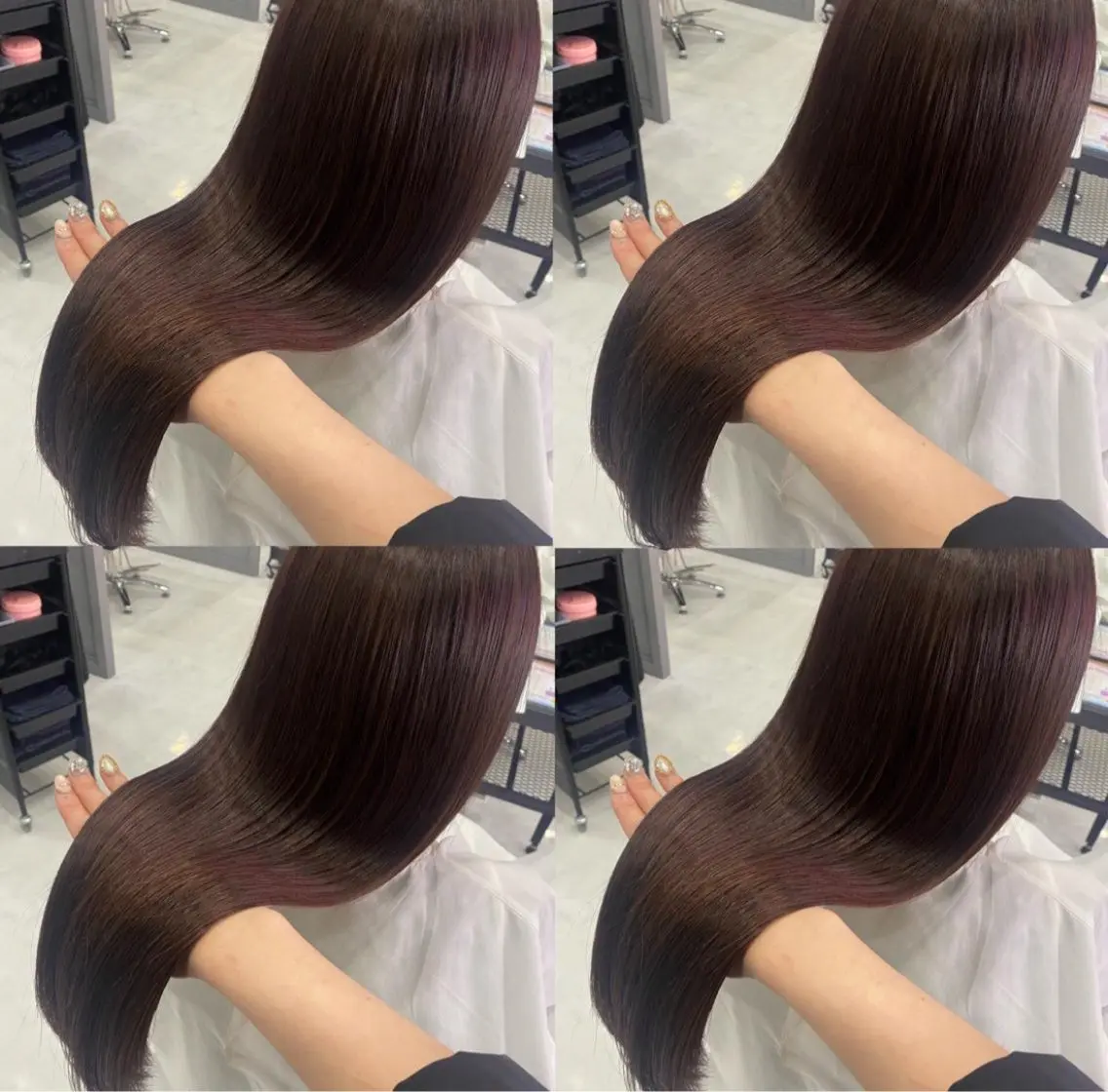 ロング カラー レイヤー×髪質改善 にちか🐰🎀のヘアスタイル