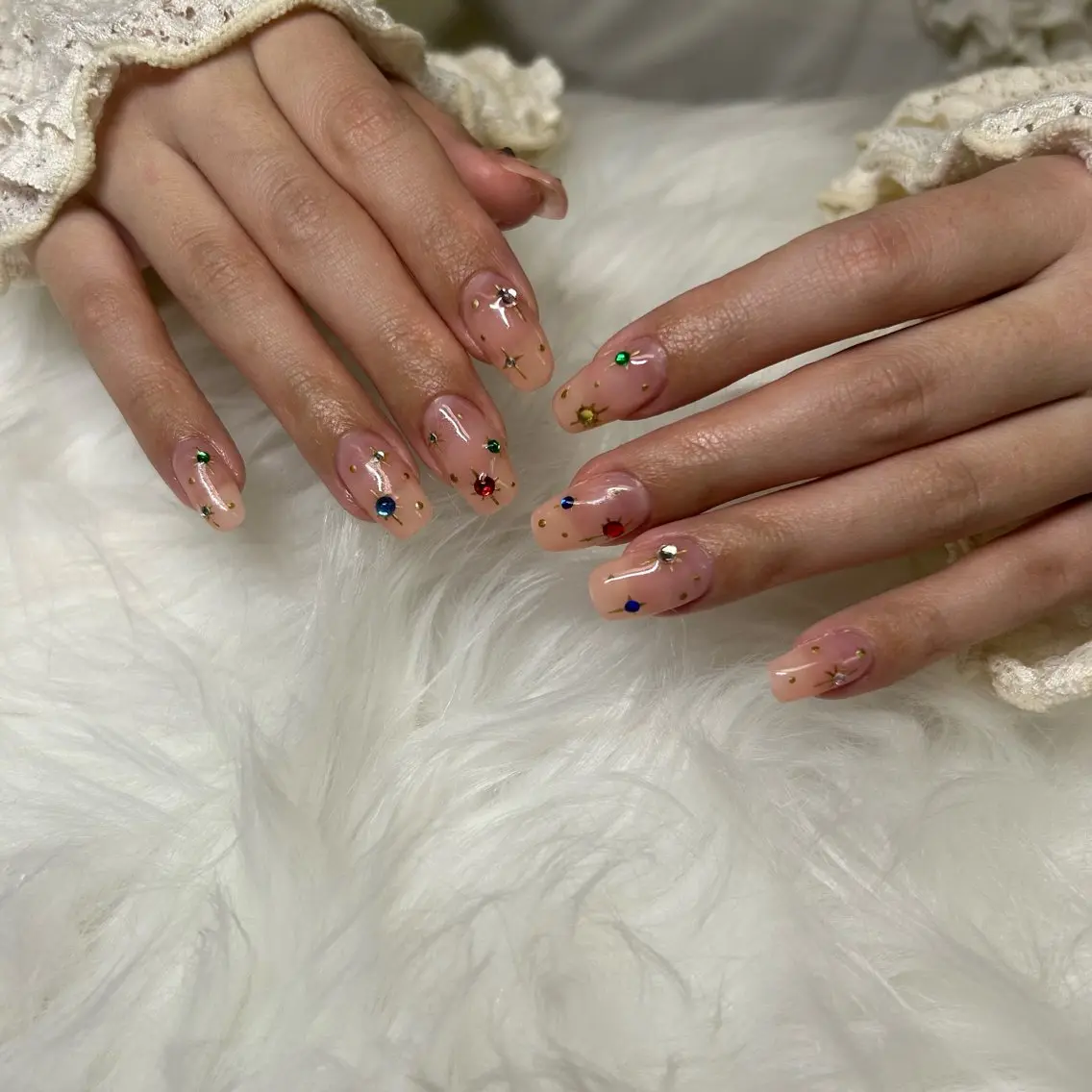 セミロング ハンドネイル nail salon chai Asakaのネイルデザイン