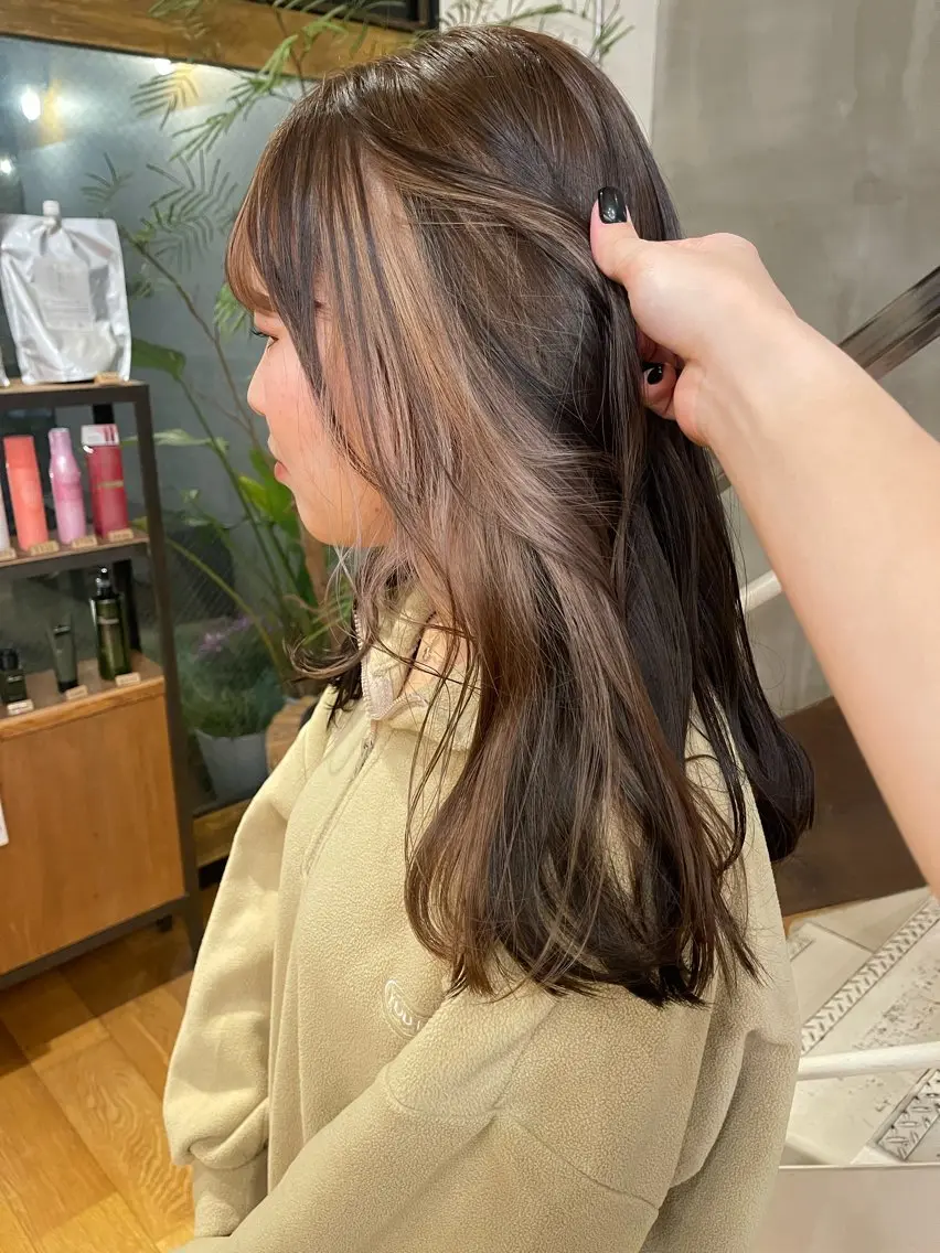 ロング ミストバング 顔周りカット 🌈ボブ/ショート/ 梅田美容室🌈もあのヘアスタイル
