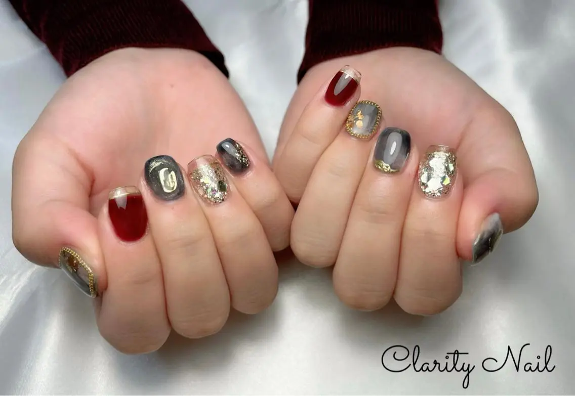 ネイル アートネイル 持ち込み ハンドネイル Clarity Nailのネイルデザイン
