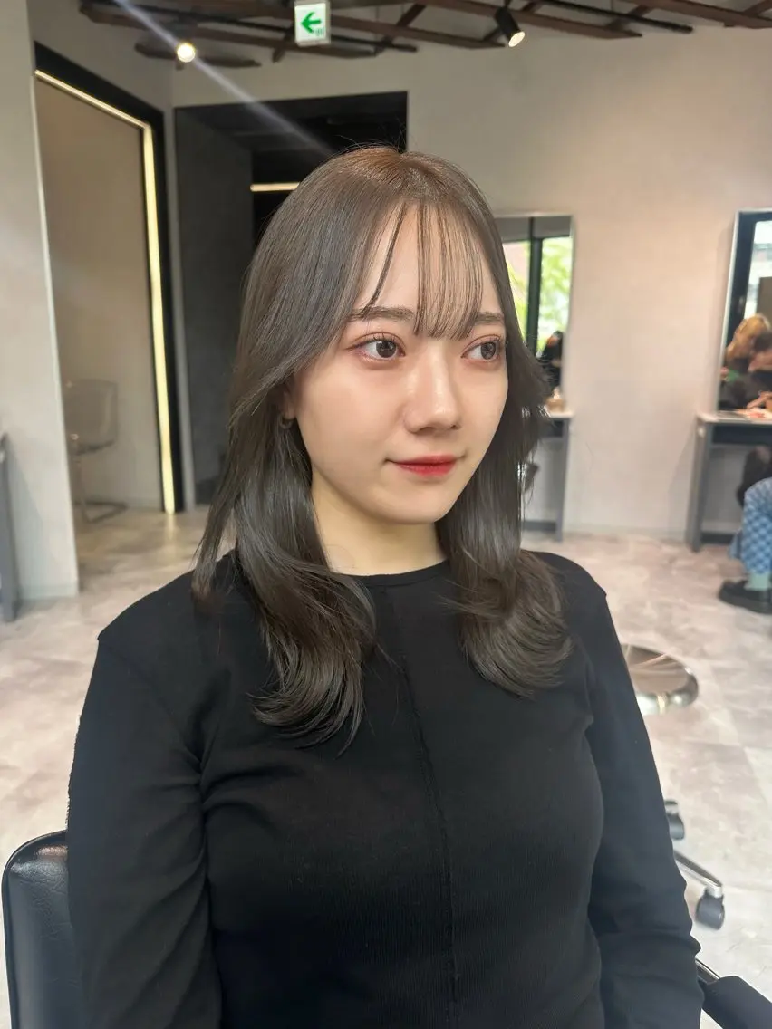 ミディアム 寺川留以 /カットモデル募集中のヘアスタイル