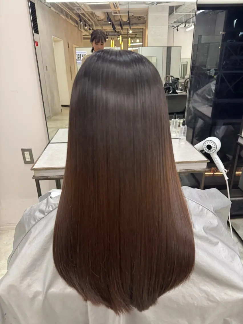 パーマ カット 縮毛矯正 トリートメント 透明感カラー✨艶髪 制作🌱山根あゆみのヘアスタイル