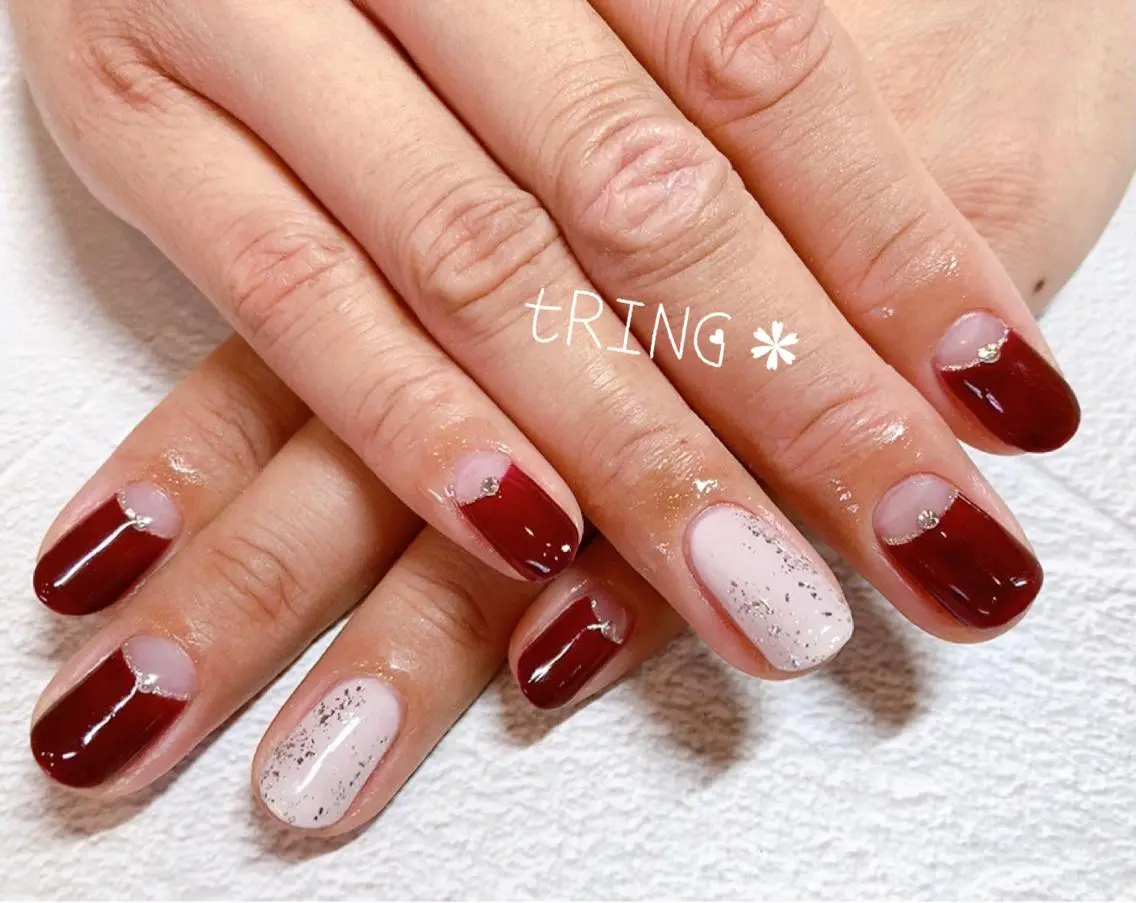 ネイル ハンドネイル tRING＊ しいの木台のネイルデザイン