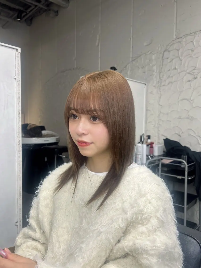 カラー ベージュカラー ヘアカラー トリートメント SWAY_KAI_ 長谷川魁のヘアスタイル