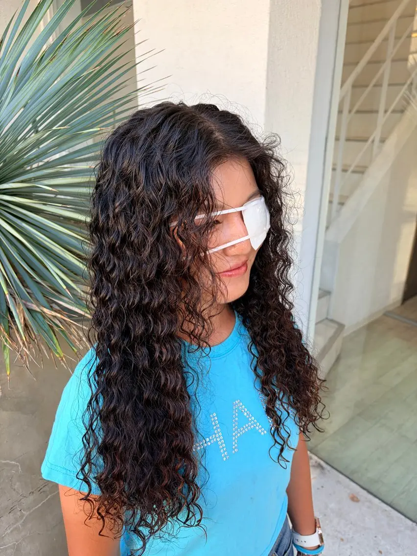 ロング パーマ TIDEHAIR 元気/カラー/縮毛✨のヘアスタイル