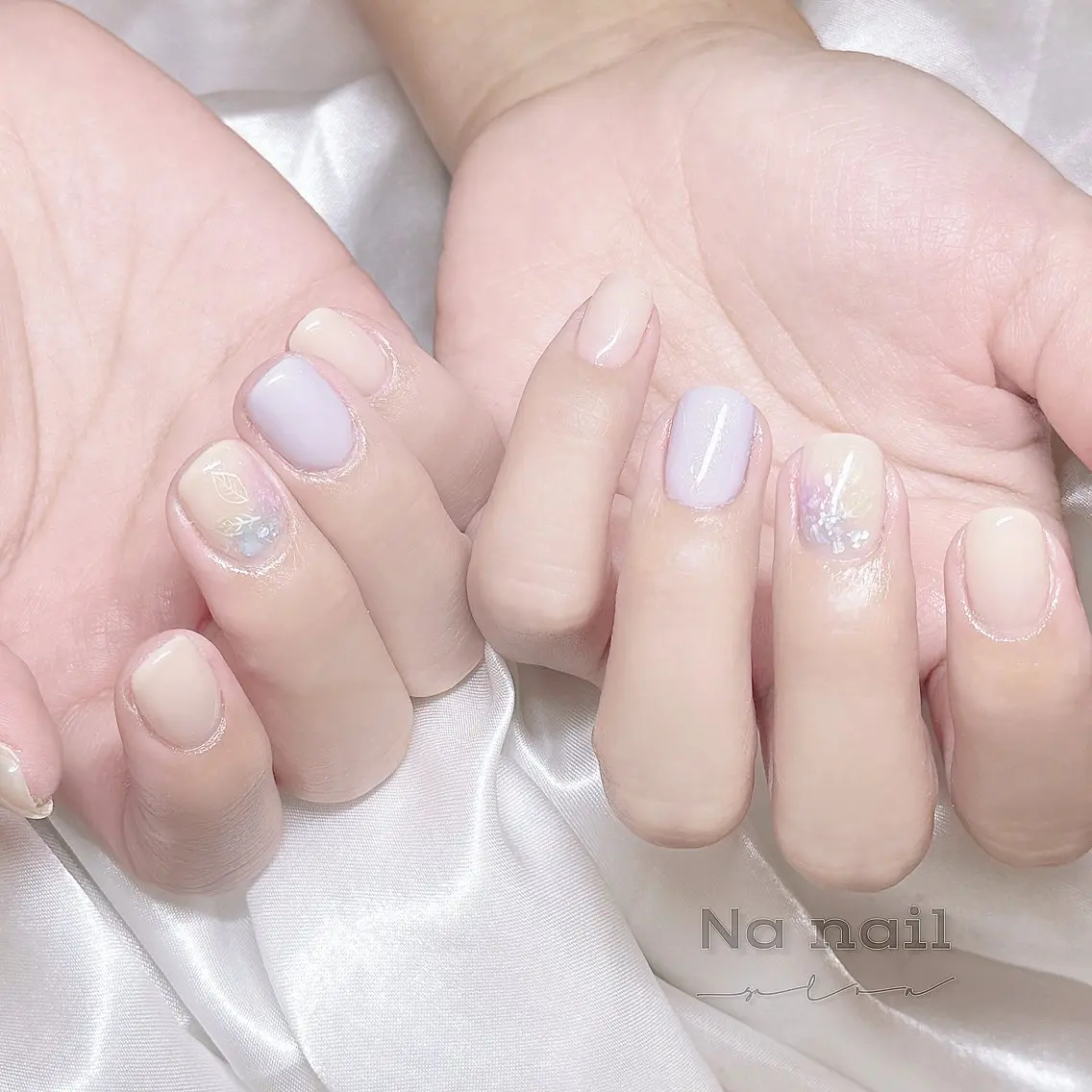 ネイル チークネイル フラッシュネイル フレンチネイル ジェルネイル グラデーション ハンドネイル CC Nail 高田馬場のネイルデザイン