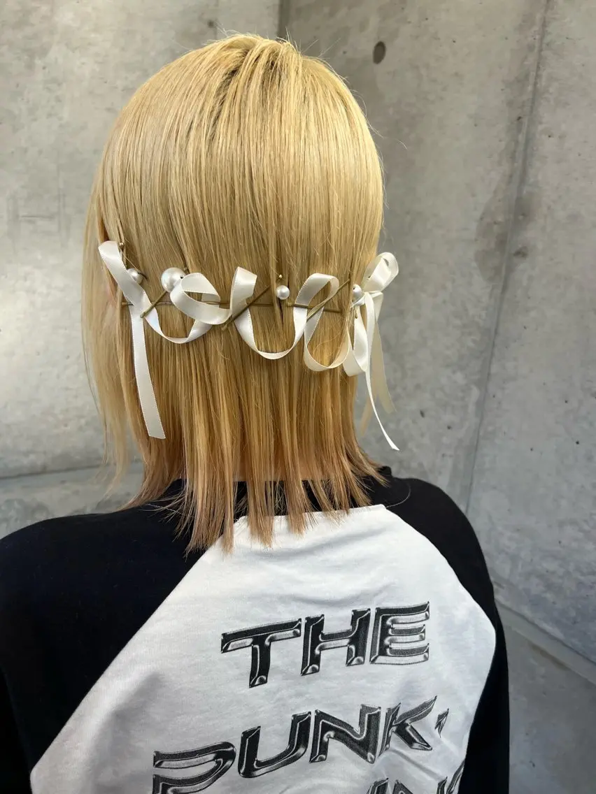 ミディアム ユカ yのヘアスタイル
