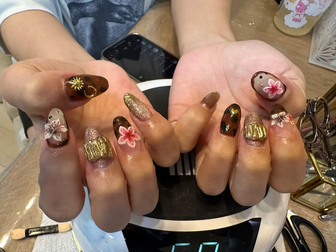 ロング ꒰ঌ໒꒱ ˖ ࣪⊹ eRikaのネイルデザイン
