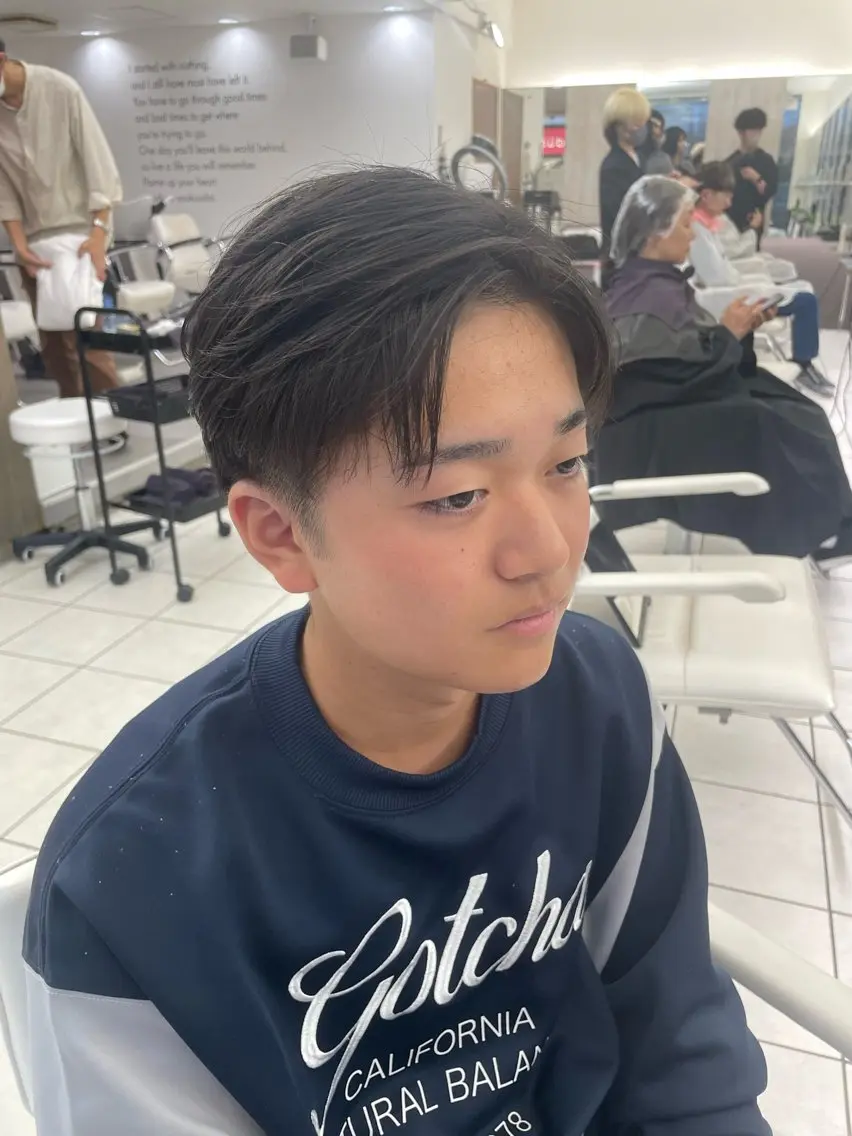 メンズ 成瀬スパイラル パーマ清水大隼のヘアスタイル
