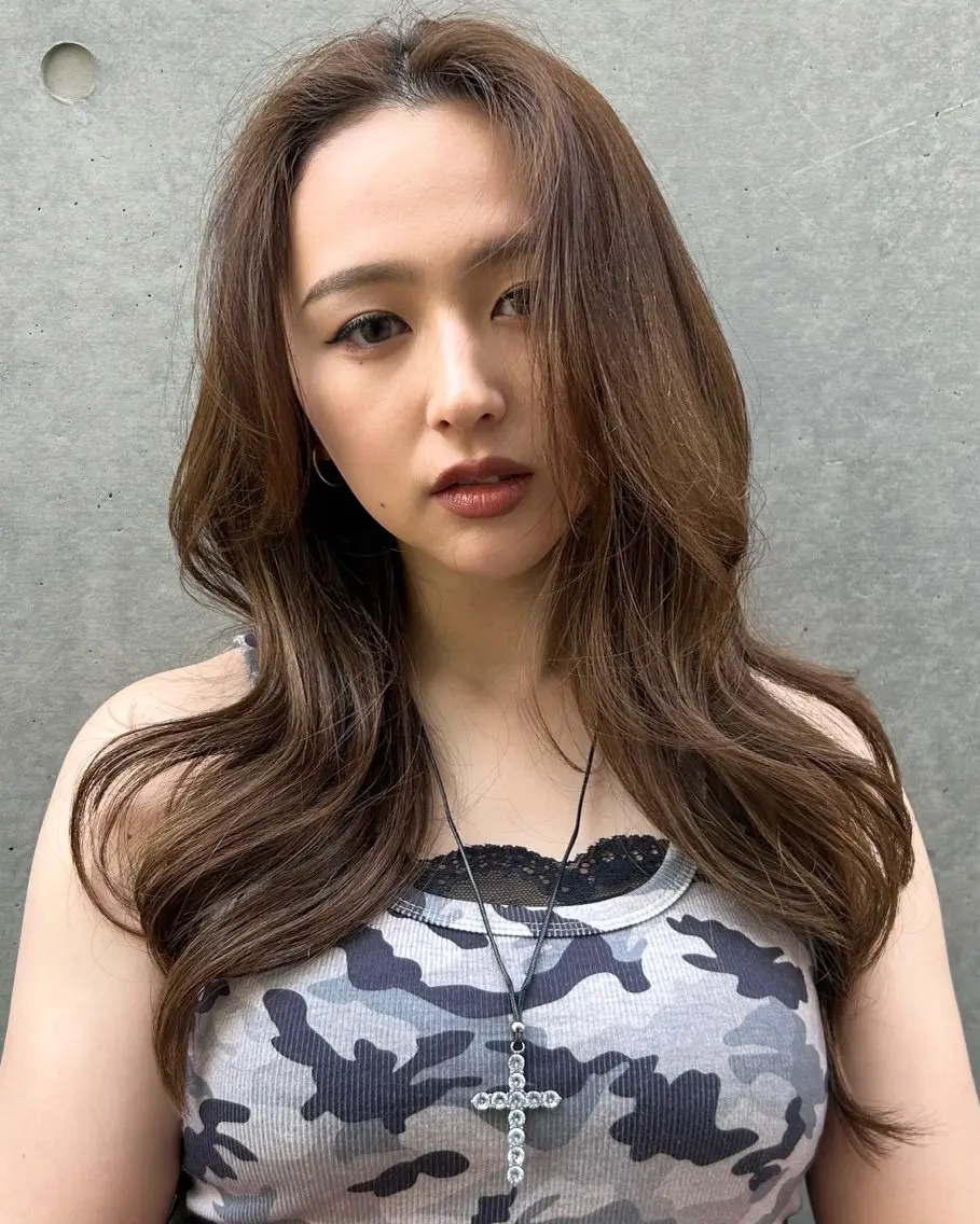 ロング 🍒ハイレイヤー🍒 海外ヘア🍒Momoのヘアスタイル