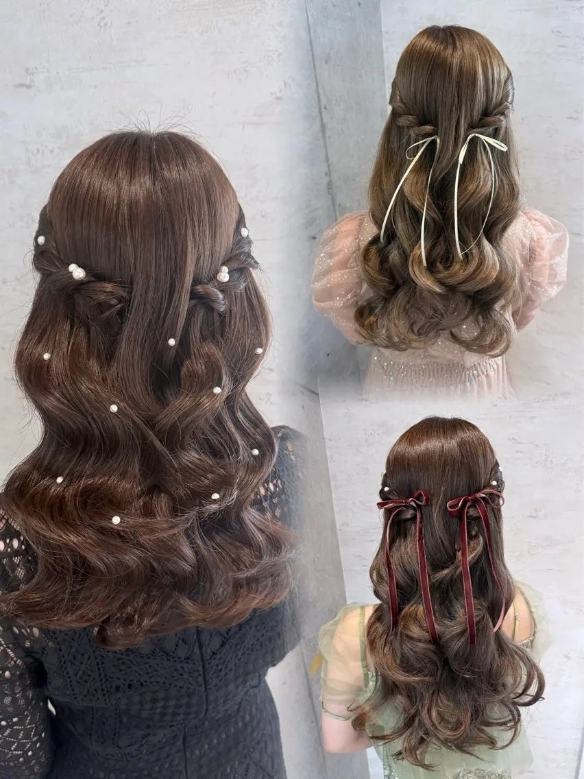 ヘアアレンジ はやしほのか｜ ヘアセット×カラーのヘアスタイル