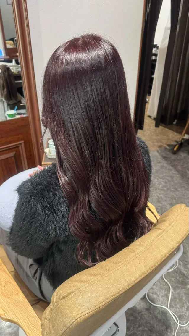ロング カラー ヘアカラー 🐺ﾅｶﾑﾗ ﾓﾓｶのヘアスタイル