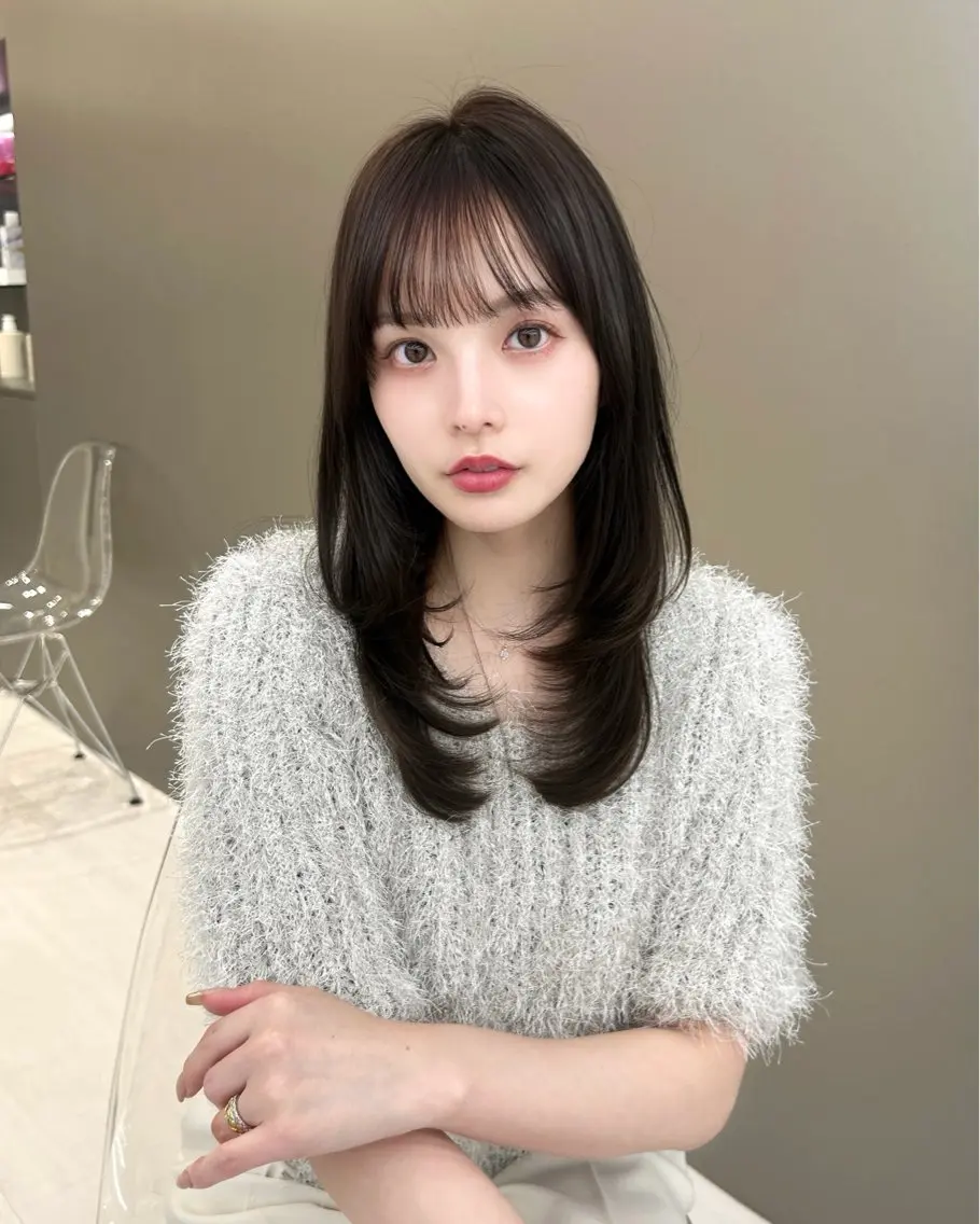ロング レイヤーカット 【似合わせ特化🌷】 ショート/モカのその他イメージ