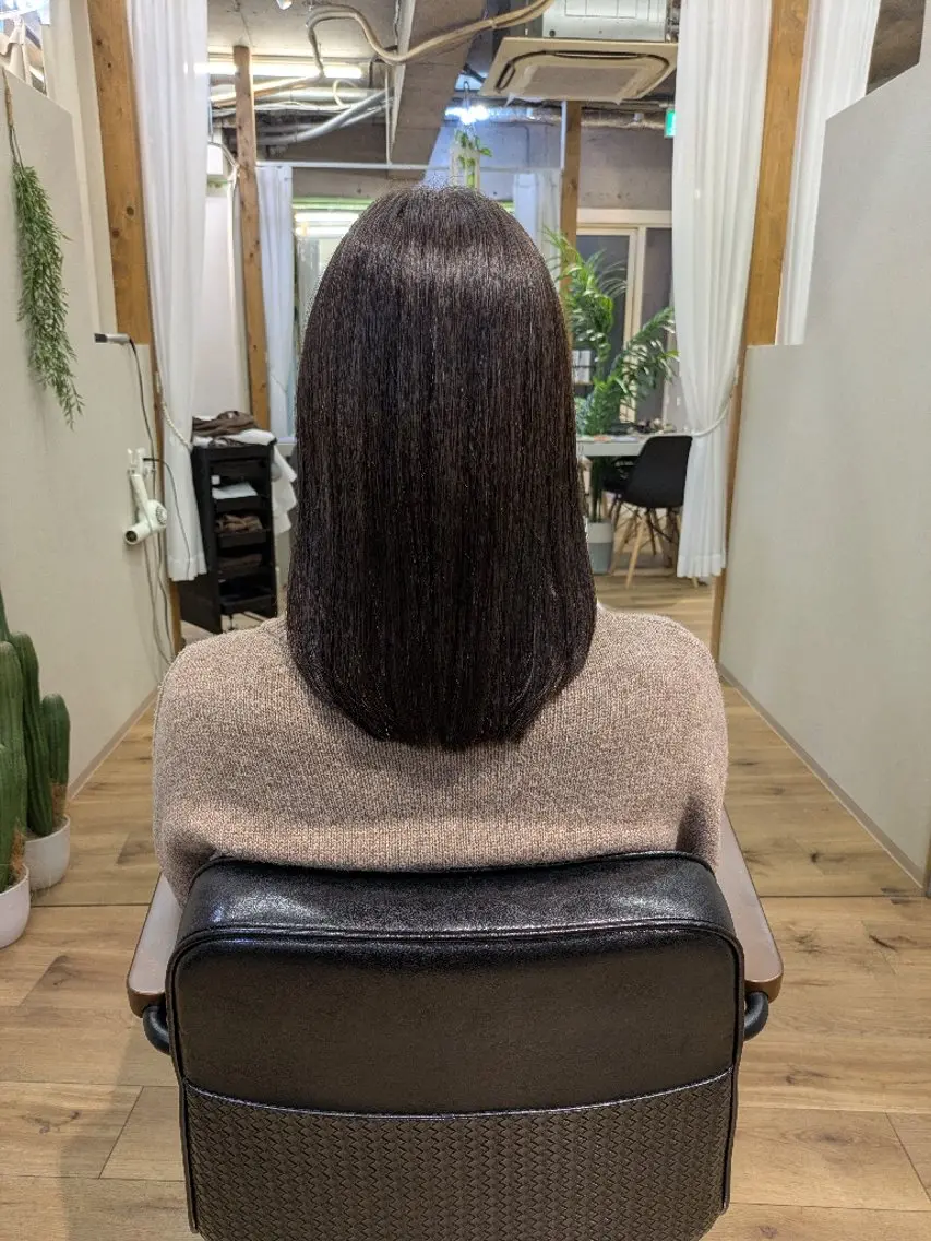 ミディアム 有馬 葵のヘアスタイル