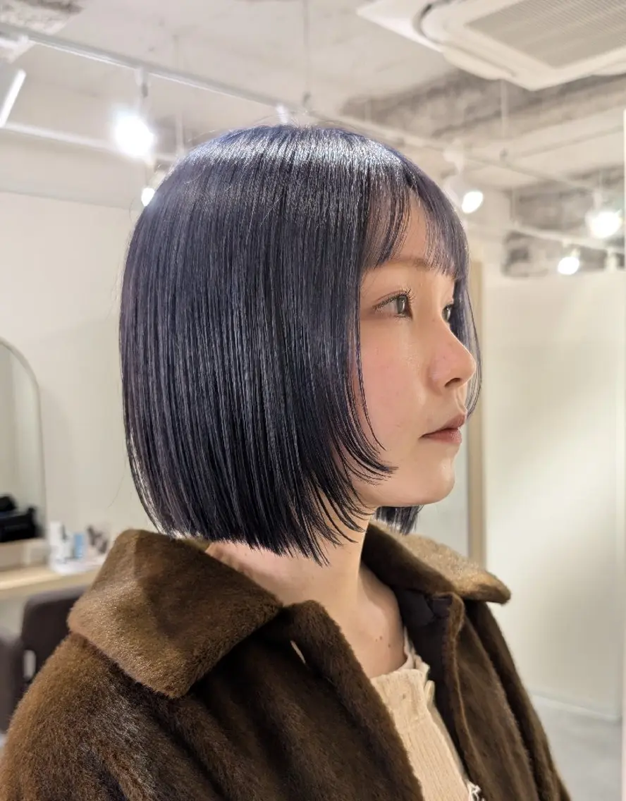 ショート ボブ 顔まわりレイヤー 顔周りカット レイヤーカット 🌿attrait ANNEX個室サロンのヘアスタイル
