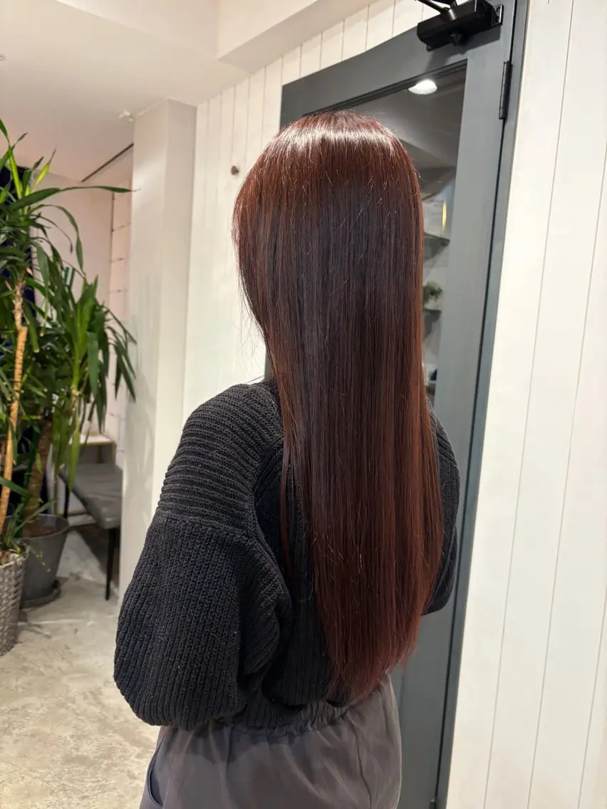 ロング ヘアカラー り おのヘアスタイル