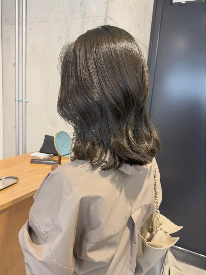 ミディアム fujita tomoeのヘアスタイル