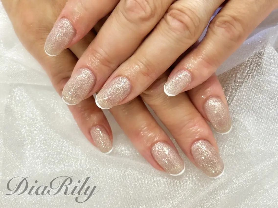 ネイル フレンチネイル シンプルネイル ハンドネイル ハンドケア diarily はるひのネイルデザイン