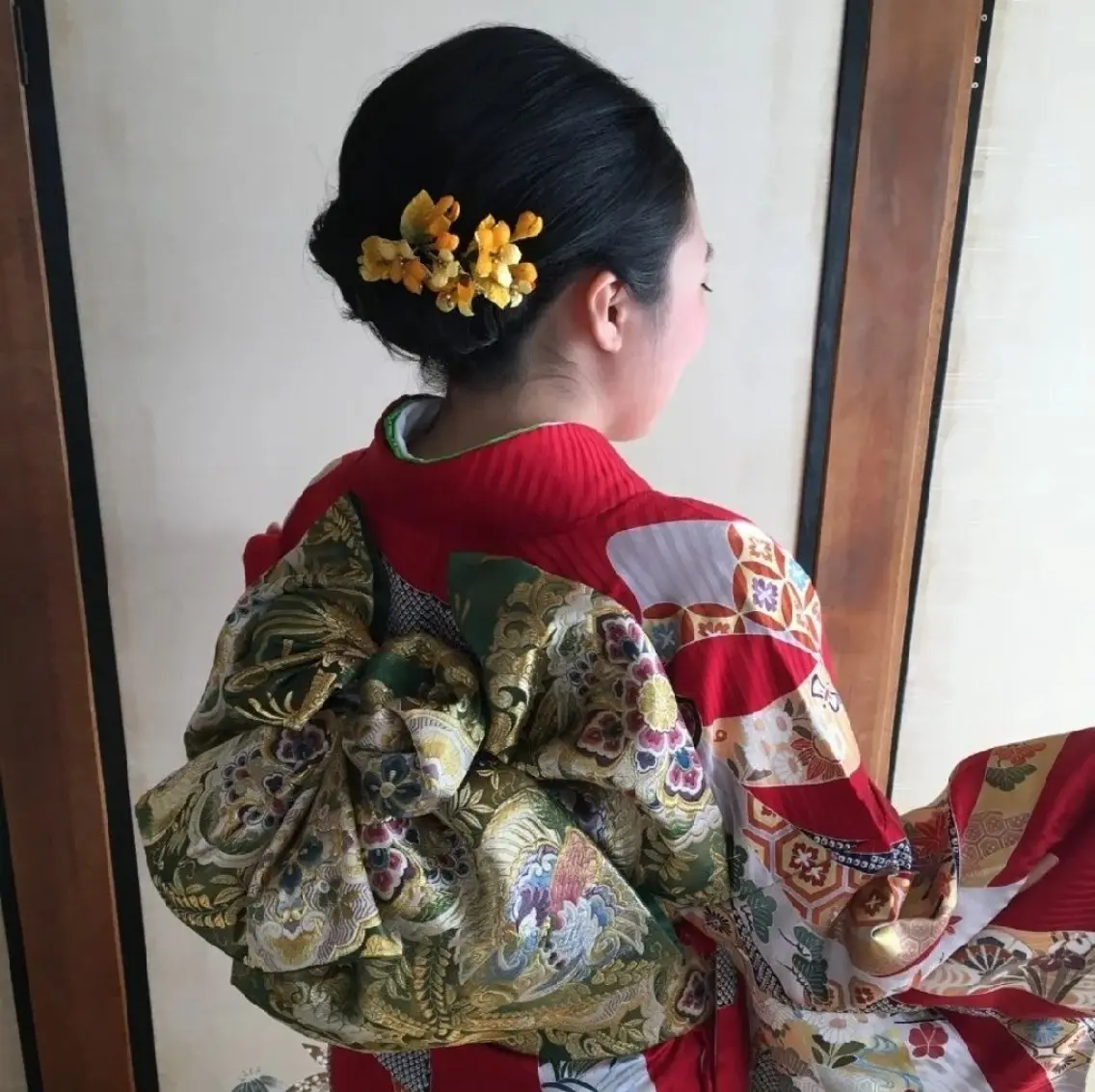 着付け ルーキス やまざきのヘアスタイル