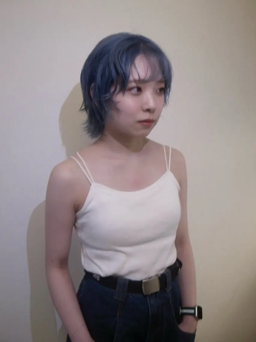 カット+2ケアブリーチ(全頭)ダブルカラーの写真