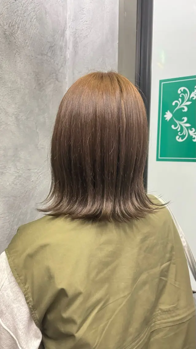 ミディアム ヘアカラー 🐺ﾅｶﾑﾗ ﾓﾓｶのヘアスタイル