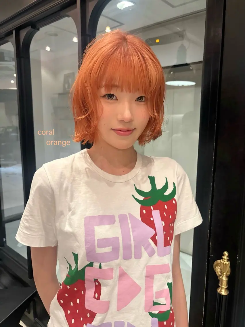 ショート カラー ハイトーンカラー ボブ rizu🐩 透明感カラーのヘアスタイル
