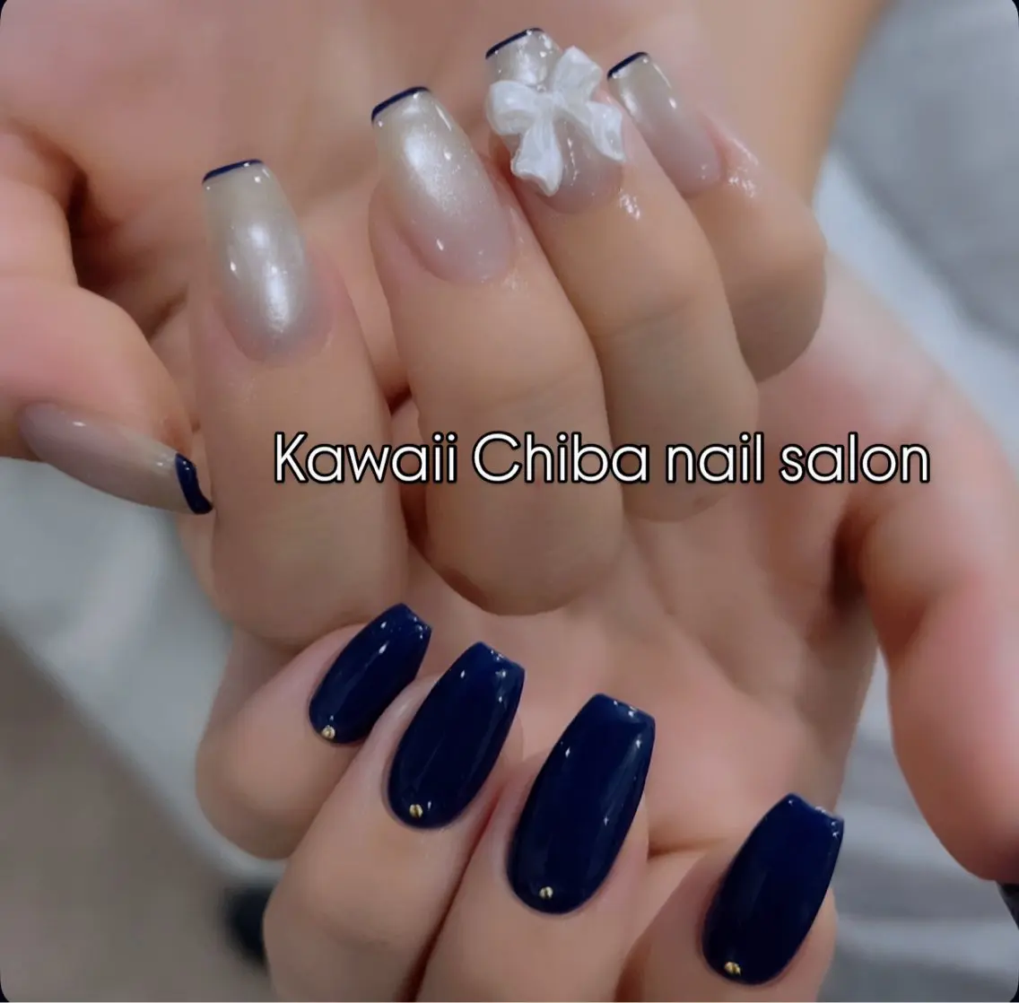 ネイル 長さ出し フレンチネイル ジェルネイル ガーリー 韓国ネイル Kawaii Chiba nailのネイルデザイン