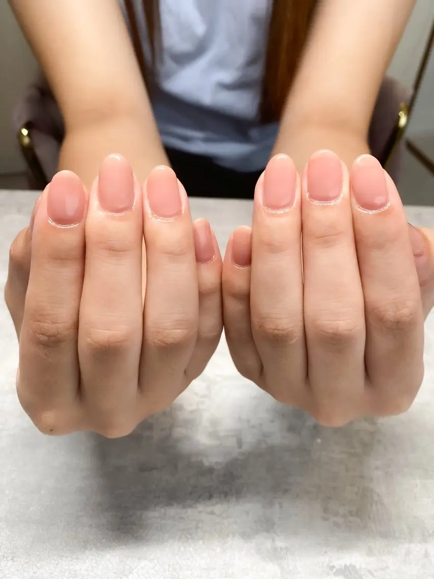 【オフ無料】オフィスネイル(ワンカラー)の写真