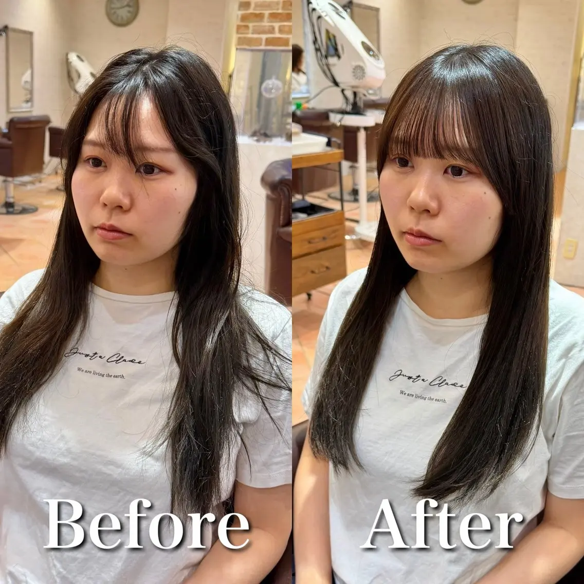 ロング パーマ 縮毛矯正 カット パーマ 縮毛矯正 トリートメント 🌟クロスパーマ🌟 YAGIのヘアスタイル