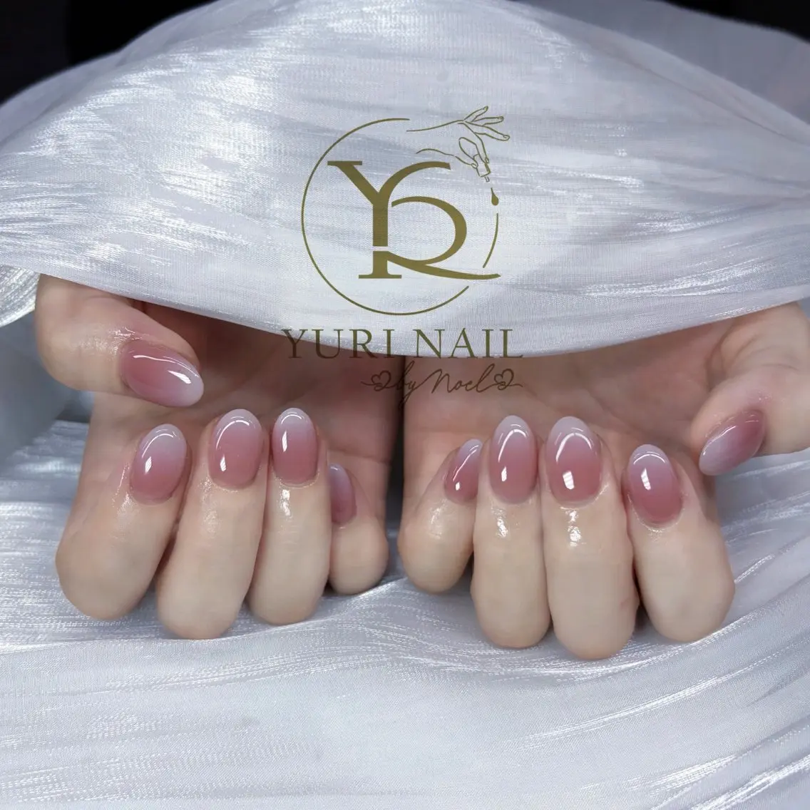ネイル チークネイル フットネイル フレンチネイル グラデーション キラキラネイル ハンドネイル フットネイル ハンドケア YURI Nail Funabashiのネイルデザイン