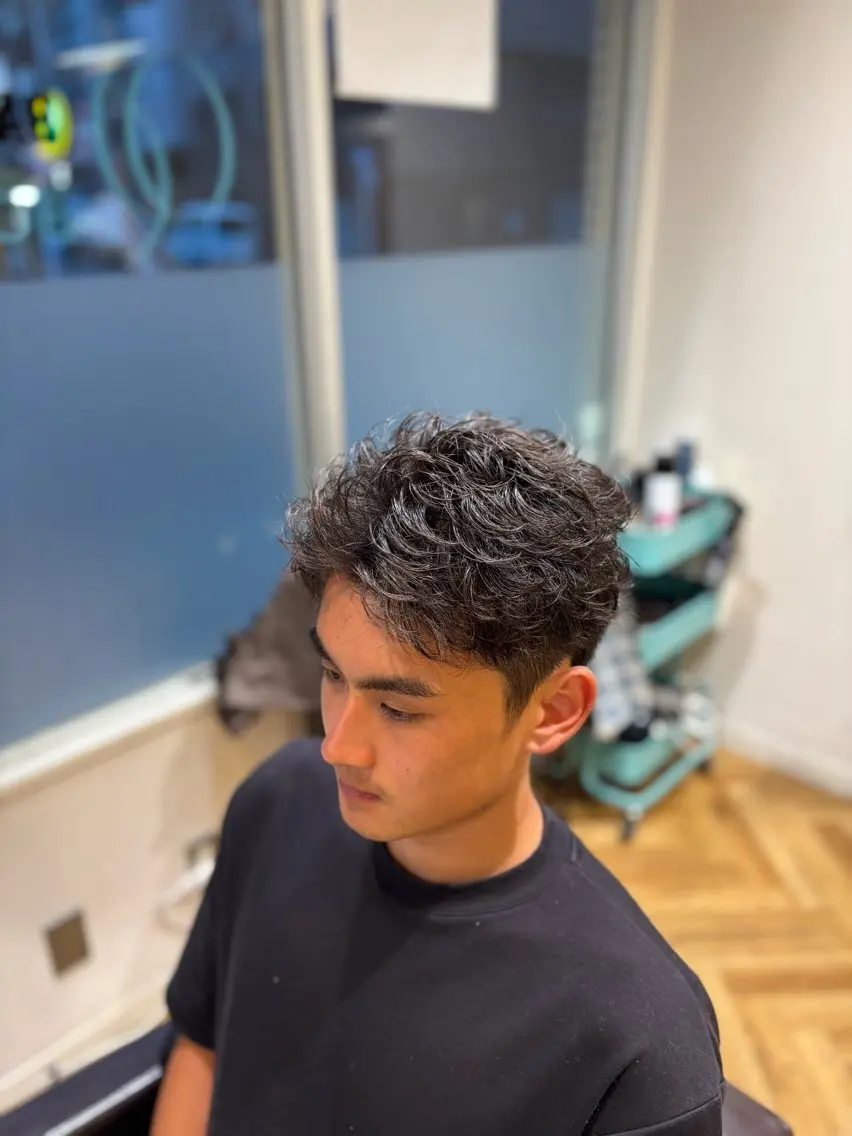 【💈minimo限定💈】カット&スパイキーショートパーマ［練習］の写真