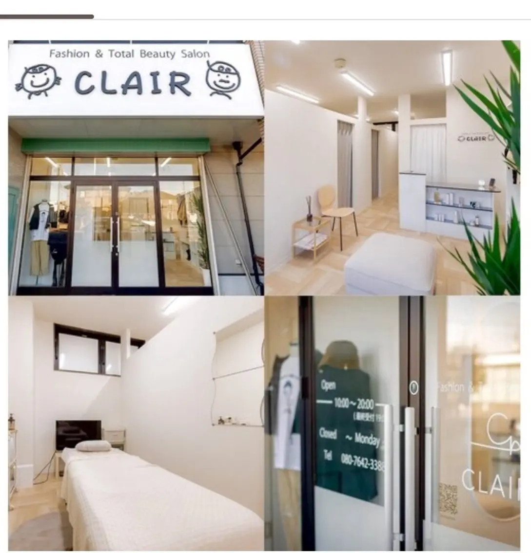 CLAIR 小山店(あき)のエステ・リラクイメージ