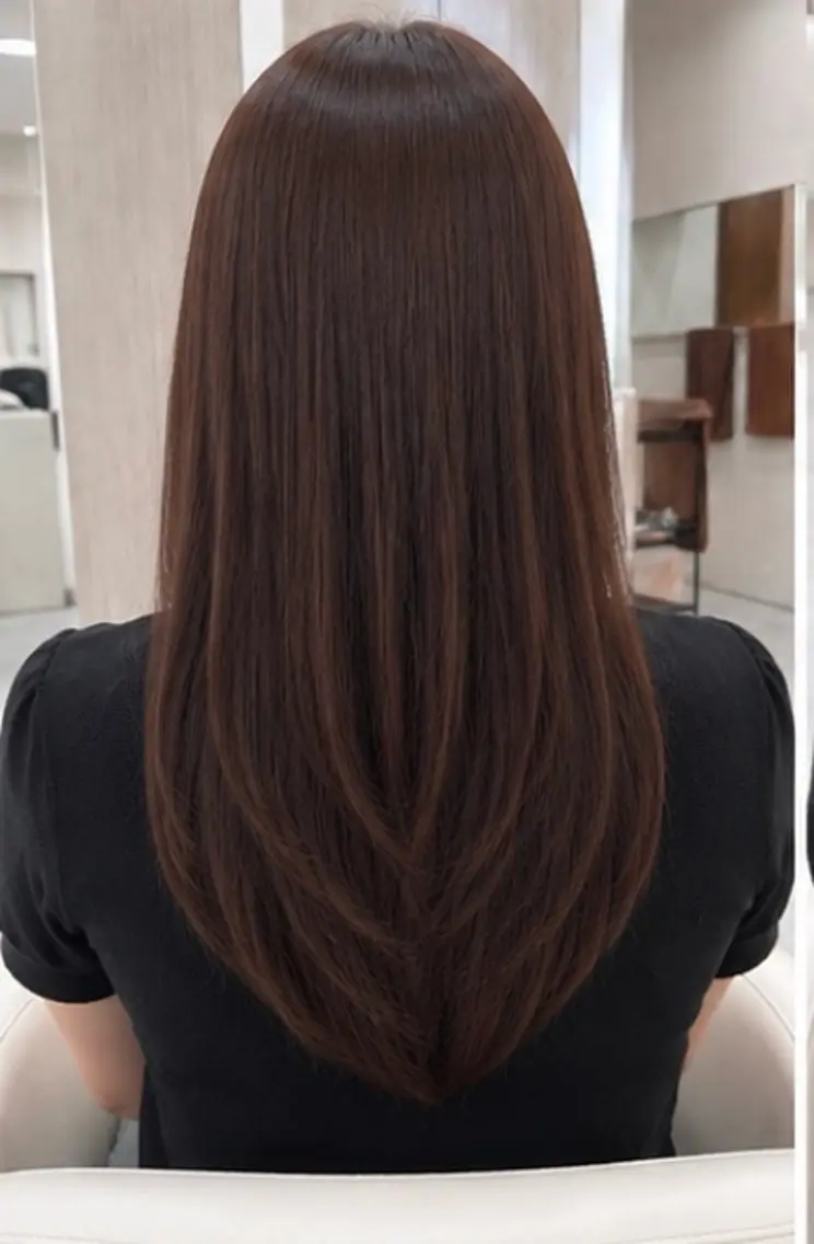 セミロング カラー FORCE 青木明日翔のヘアスタイル