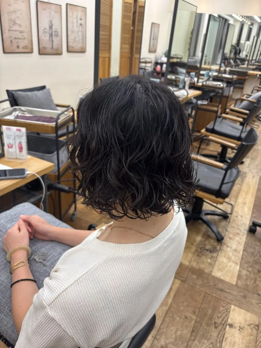 カット＋パーマ(デジタルパーマも可)の写真