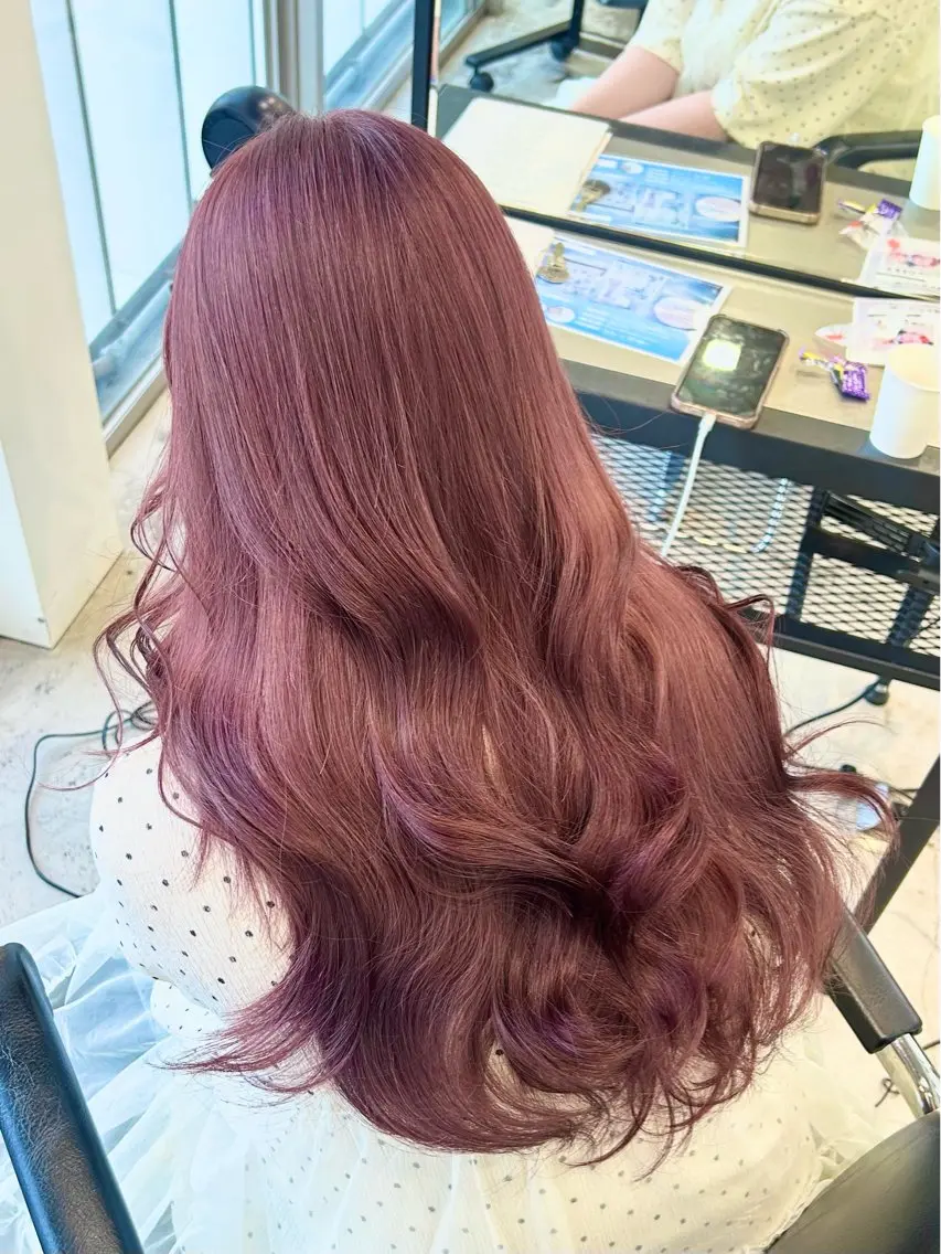 ロング カラー ヘアアレンジ ヘアカラー 🎀ブリーチ×艶髪 🎀 ♡さや♡のヘアスタイル