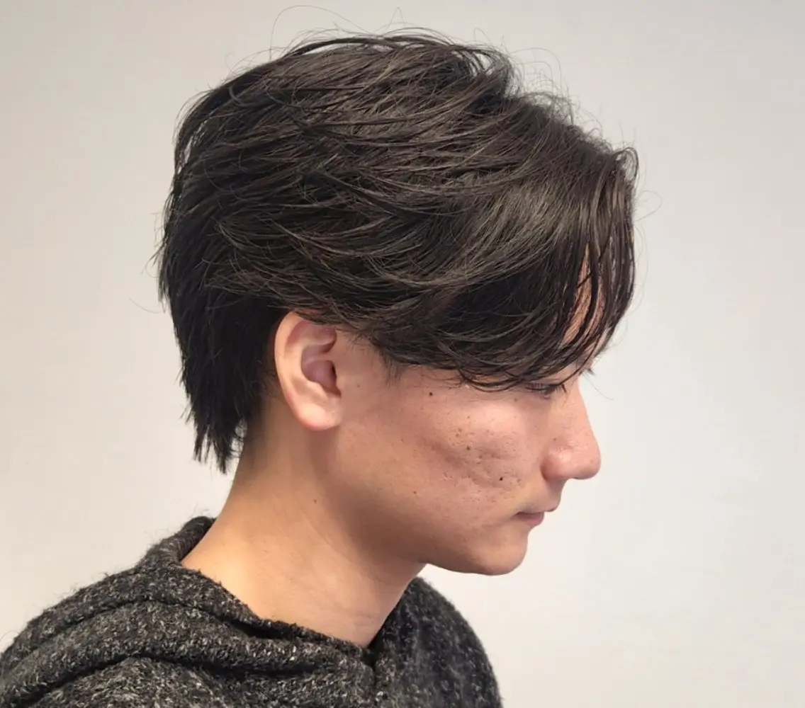 ショート メンズ パーマ 【イケメン風パーマ】 SHOFYのヘアスタイル