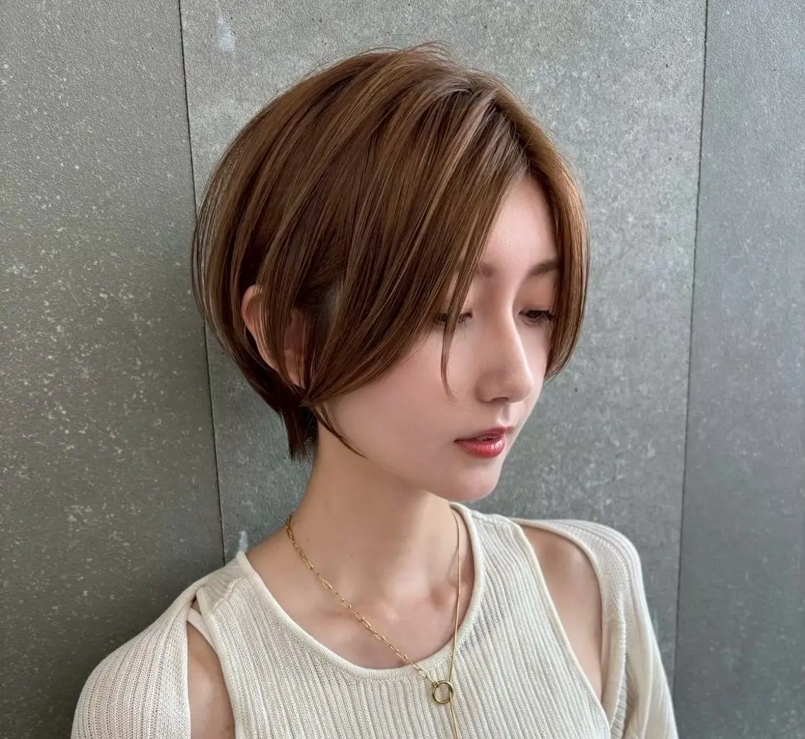 ショート ショートボブ ボブ ショートヘア 🎀透明感カラー shizuka🎀のヘアスタイル