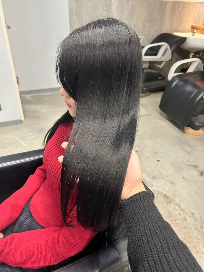 縮毛矯正の写真