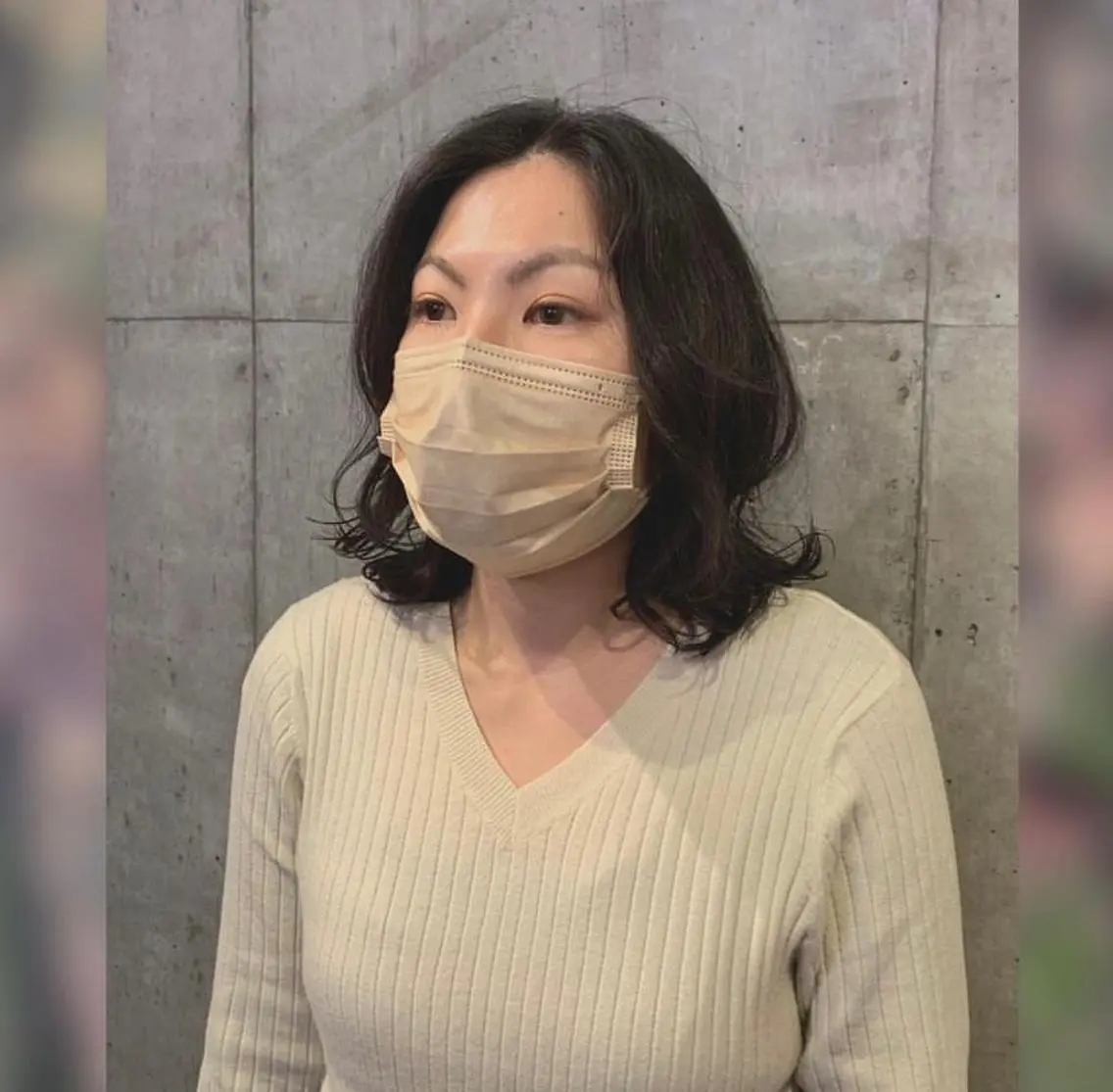 パーマ 森 優世のヘアスタイル