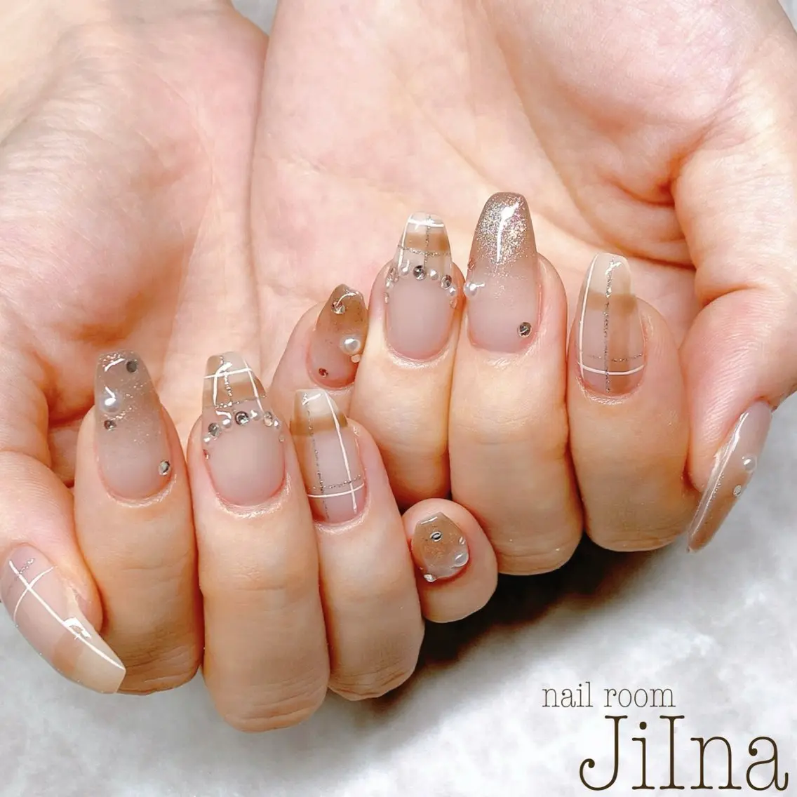 ネイル 持ち込み JiIna nailのネイルデザイン