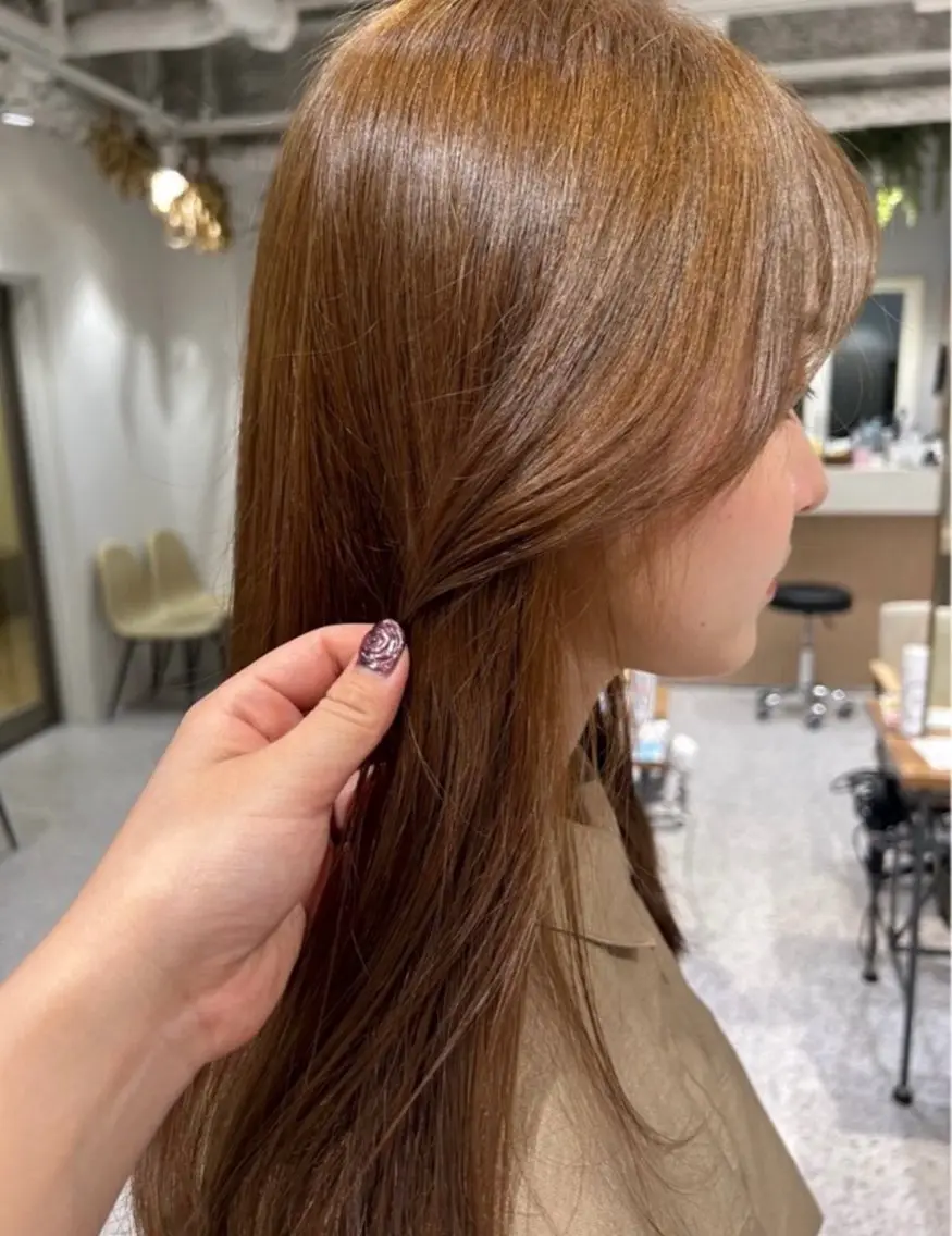 ロング ヘアカラー hair&eye🎀 /momoKaのヘアスタイル