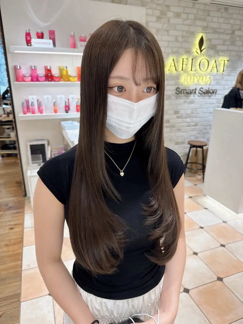 ロング 新宿/レイヤー 透明感🎨田嶋翔真のヘアスタイル