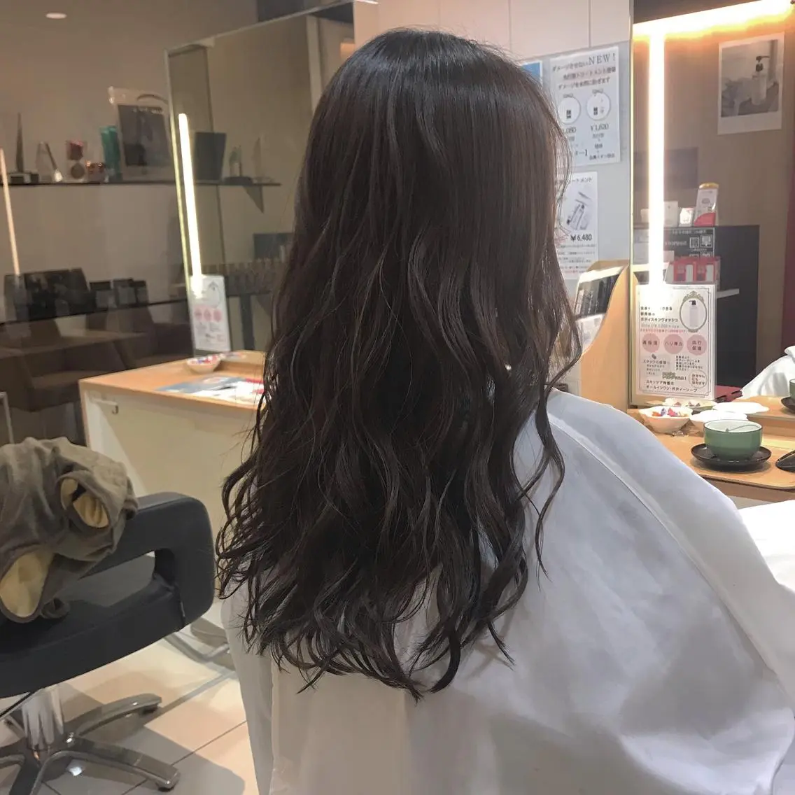 ロング カラー ヘアカラー 透明感カラー/レイヤ ー/ MARIEのヘアスタイル
