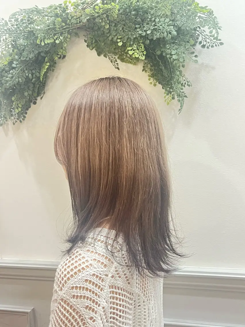 ミディアム カラー ヘアカラー 🌿たかはし ゆいな 🌿のヘアスタイル