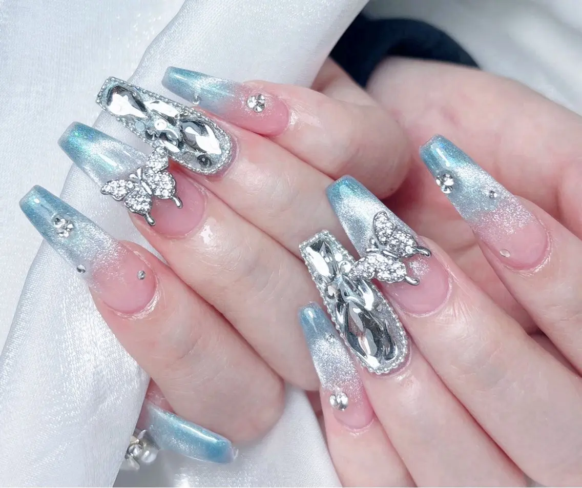 ネイル ハンドネイル M🌷nail 長さだし専門店のネイルデザイン